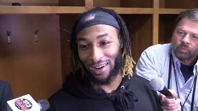Packers running back Aaron Jones discusses reaching 1,000 rushing yards against the Detroit Lions and finishing the season healthy.