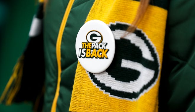 Details of Packers gear seen at the pep rally on Friday, January 10, 2020, at Packers Heritage Trail in Green Bay, Wis. Ebony Cox/USA TODAY NETWORK-Wisconsin